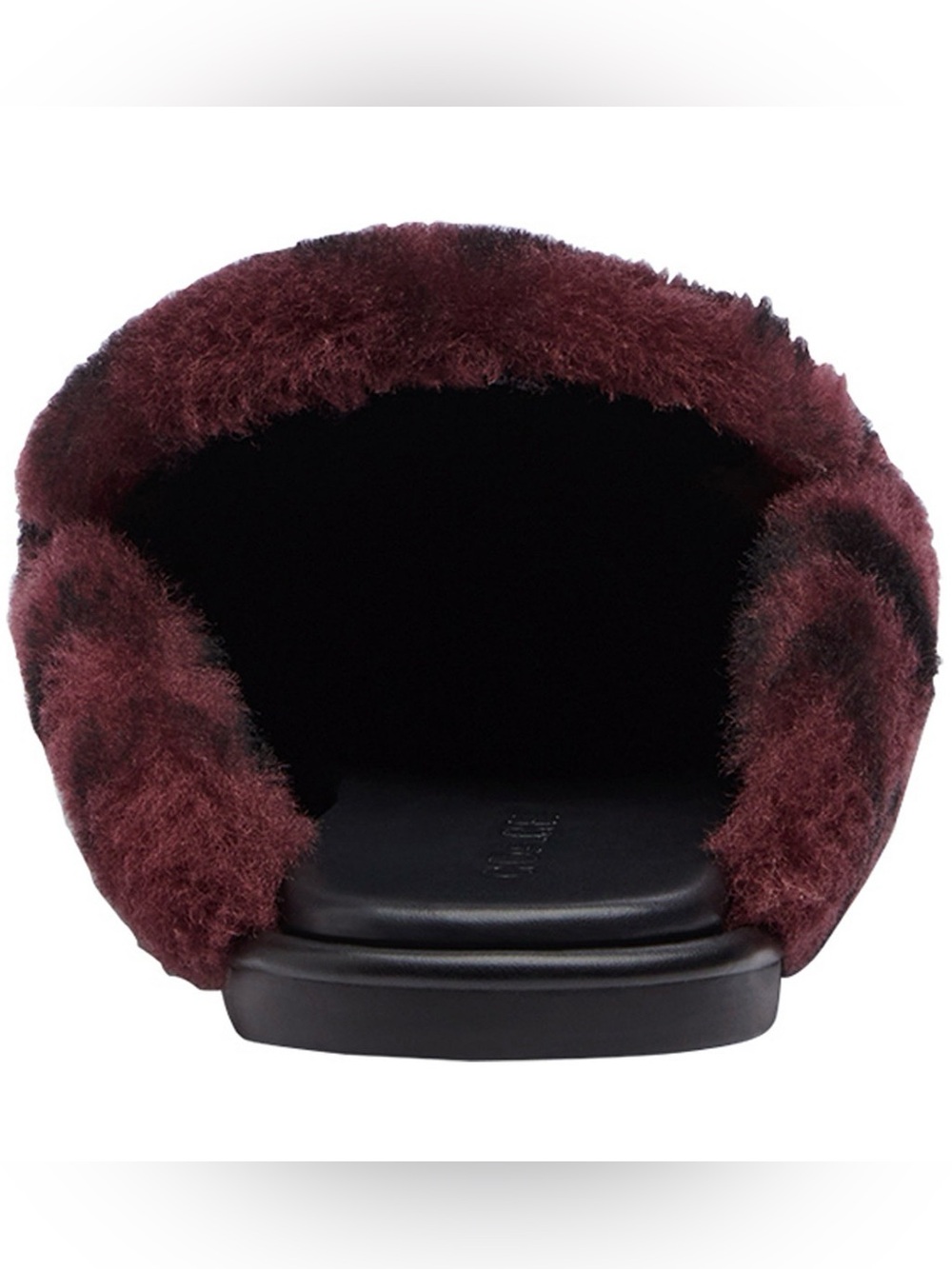 Coach SZ 10 Slipper Shoe Signature Shearling in the Merlot/Black NIB GIFT UNISEX - Picture 10 of 14